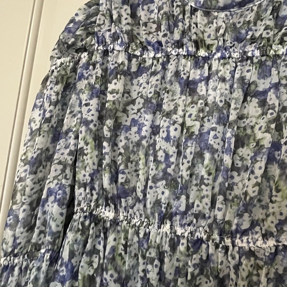 GHOSPELL- Brand New Elegant Floral Ruffle Blouse - Picture 8 of 10